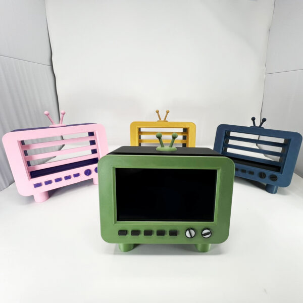 Matte Olive Green Retro TV for Switch